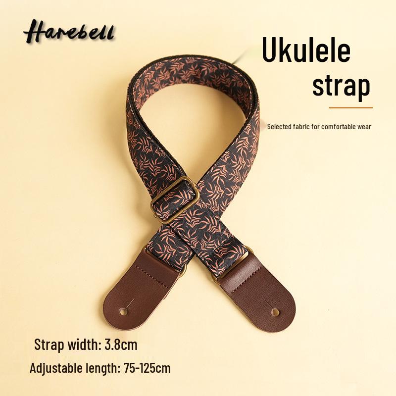 Four Seasons Non-Slip Cotton Crossbody Strap - Ink Leaf Design Guitar/Ukulele
Four Seasons Non-Slip Cotton Crossbody Strap - Ink Leaf Design Guitar/Ukulele