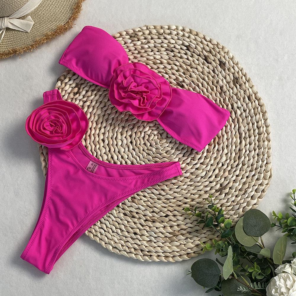 European and American 3D Flower Strapless Triangle Bikini Large
European and American 3D Flower Strapless Triangle Bikini Large
