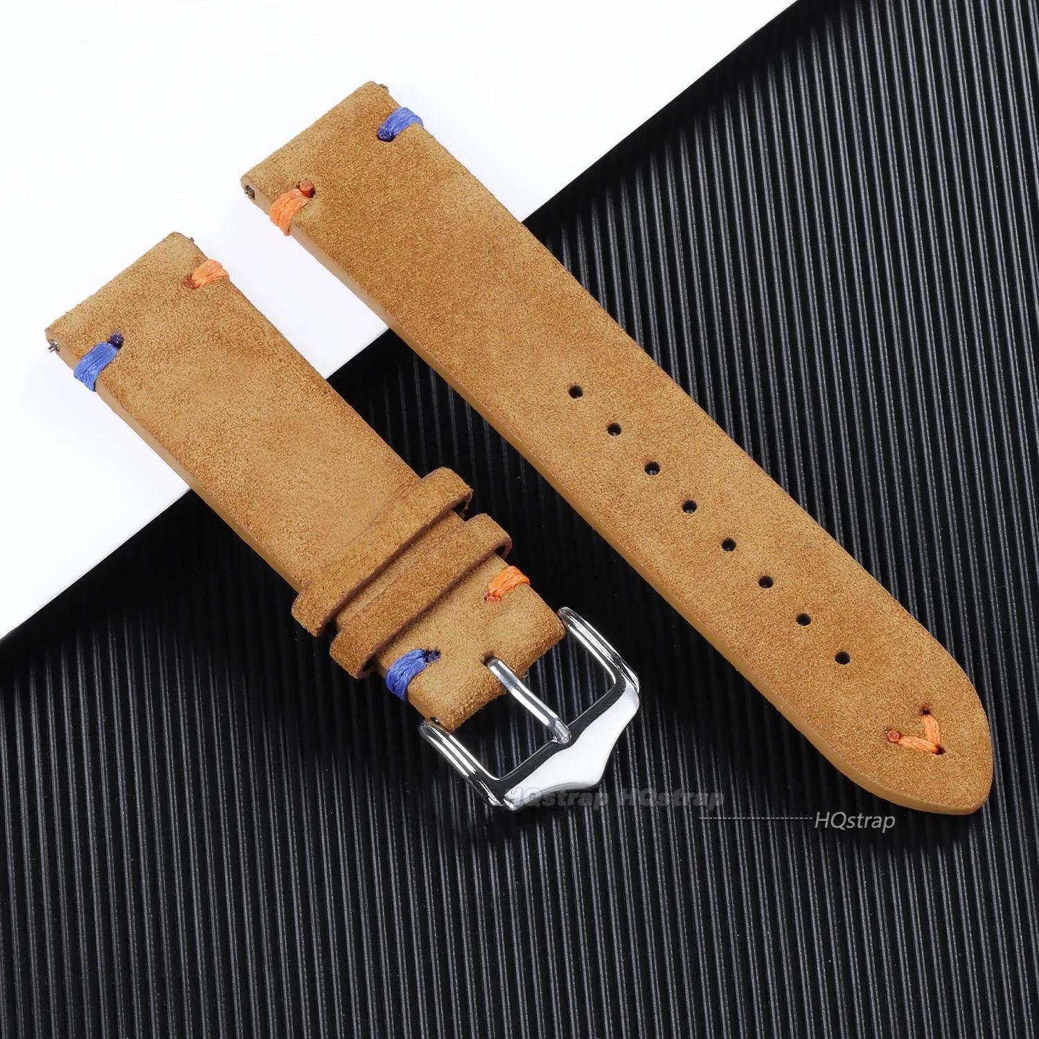 18mm 20mm 22mm High Quality Suede Leather Watch Strap Vintage Blue Brown Band Replacement Strap Sport Bracelet Watch Accessories 18mm&steel color buckle светло-коричневого
18mm 20mm 22mm High Quality Suede Leather Watch Strap Vintage Blue Brown Band Replacement Strap Sport Bracelet Watch Accessories 18mm&steel color buckle светло-коричневого