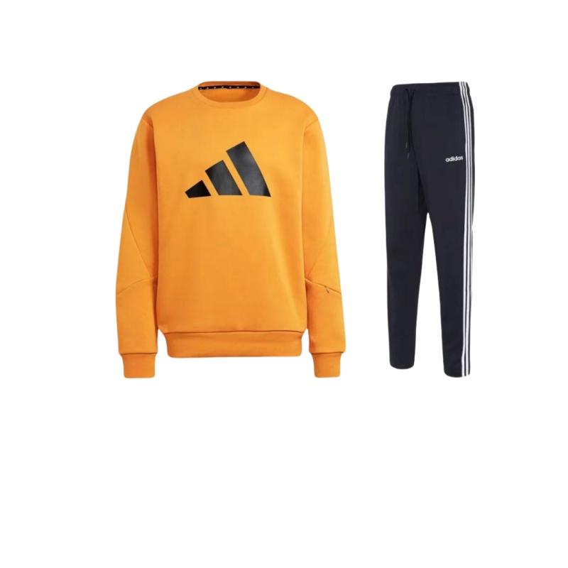 Adidas M Fi Wtr Crew Большой логотип с принтом, круглый вырез, свитер, удобные полосатые длинные брюки, повседневный спортивный комплект DU0457+-H46508 S
Adidas M Fi Wtr Crew Большой логотип с принтом, круглый вырез, свитер, удобные полосатые длинные брюки, повседневный спортивный комплект DU0457+-H46508 S