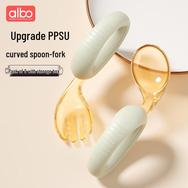 Albo Baby Learning Fork & Spoon Set
Albo Baby Learning Fork & Spoon Set