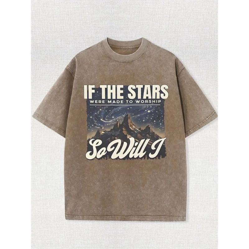 European Size Men S Vintage Batik T-Shirt -Heavyweight Starry Night Mountain & Mountain Landscape Print with If The Stars Were Made to Worship Quote XL золотий
European Size Men S Vintage Batik T-Shirt -Heavyweight Starry Night Mountain & Mountain Landscape Print with If The Stars Were Made to Worship Quote XL золотий