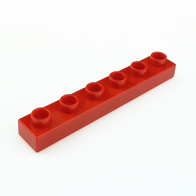 Big Size Block Thin Brick 1x6 10pcs/lot Education Building Blocks Compatible with Duplo Bricks Plastic Toys for Children
Big Size Block Thin Brick 1x6 10pcs/lot Education Building Blocks Compatible with Duplo Bricks Plastic Toys for Children