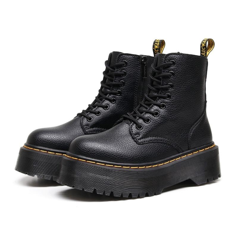 Top layer thick bottom hole locomotive boots women s Jadon side zipper, lychee pattern short boots leather muffin 35 чёрный
Top layer thick bottom hole locomotive boots women s Jadon side zipper, lychee pattern short boots leather muffin 35 чёрный