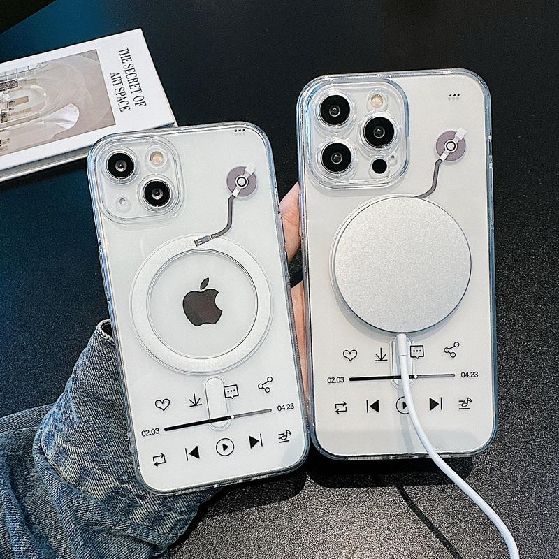 Прозрачный чехол с рисунком музыкального плеера для iPhone 14 13 12 Pro Max 11 для Magsafe, мягкий магнитный чехол
Прозрачный чехол с рисунком музыкального плеера для iPhone 14 13 12 Pro Max 11 для Magsafe, мягкий магнитный чехол