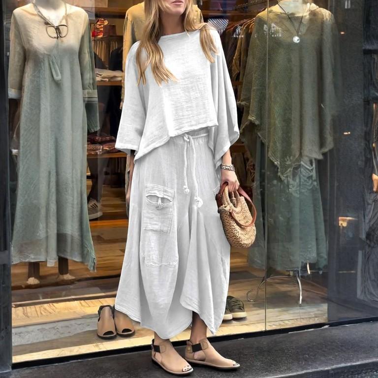 Женский свободный удобный повседневный модный однотонный топ с длинными рукавами, однотонная юбка, комплект из двух предметов L белый
Женский свободный удобный повседневный модный однотонный топ с длинными рукавами, однотонная юбка, комплект из двух предметов L белый