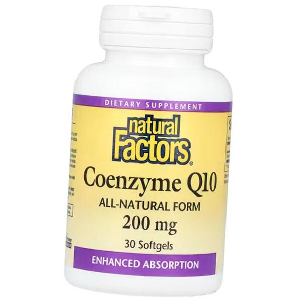 Коензим Q10, Coenzyme Q10 200, Natural Factors 30 гелкапс (70406002) 30softgels
Коензим Q10, Coenzyme Q10 200, Natural Factors 30 гелкапс (70406002) 30softgels