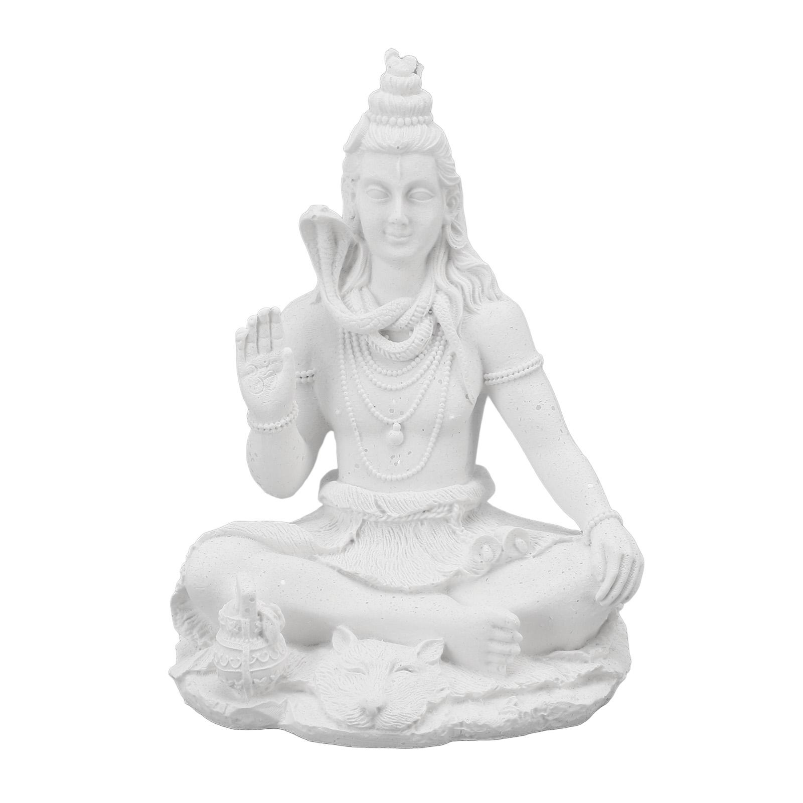 Lord Shiva Figurine Mini Resin Feng Shui Hindu Shiva Idol Statue for Home Entryway Tabletop
Lord Shiva Figurine Mini Resin Feng Shui Hindu Shiva Idol Statue for Home Entryway Tabletop