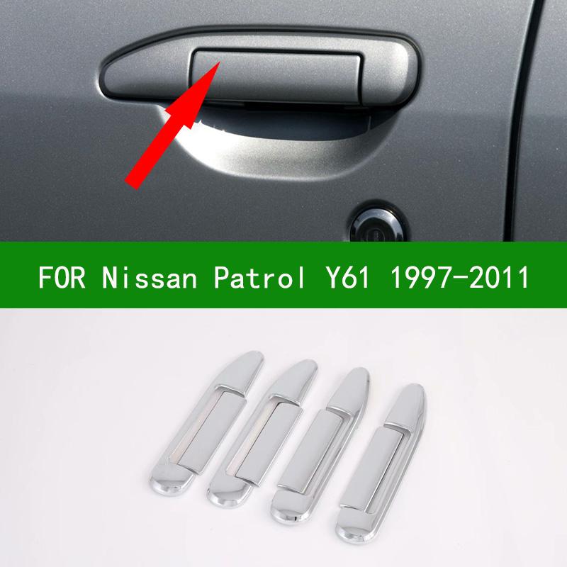 Для Nissan Patrol Y61 Super Safari 1997-2011 Хром серебристый Боковая дверная ручка Чаша Крышка Отделка Безель 2003 2005 2006 2007 2008
Для Nissan Patrol Y61 Super Safari 1997-2011 Хром серебристый Боковая дверная ручка Чаша Крышка Отделка Безель 2003 2005 2006 2007 2008