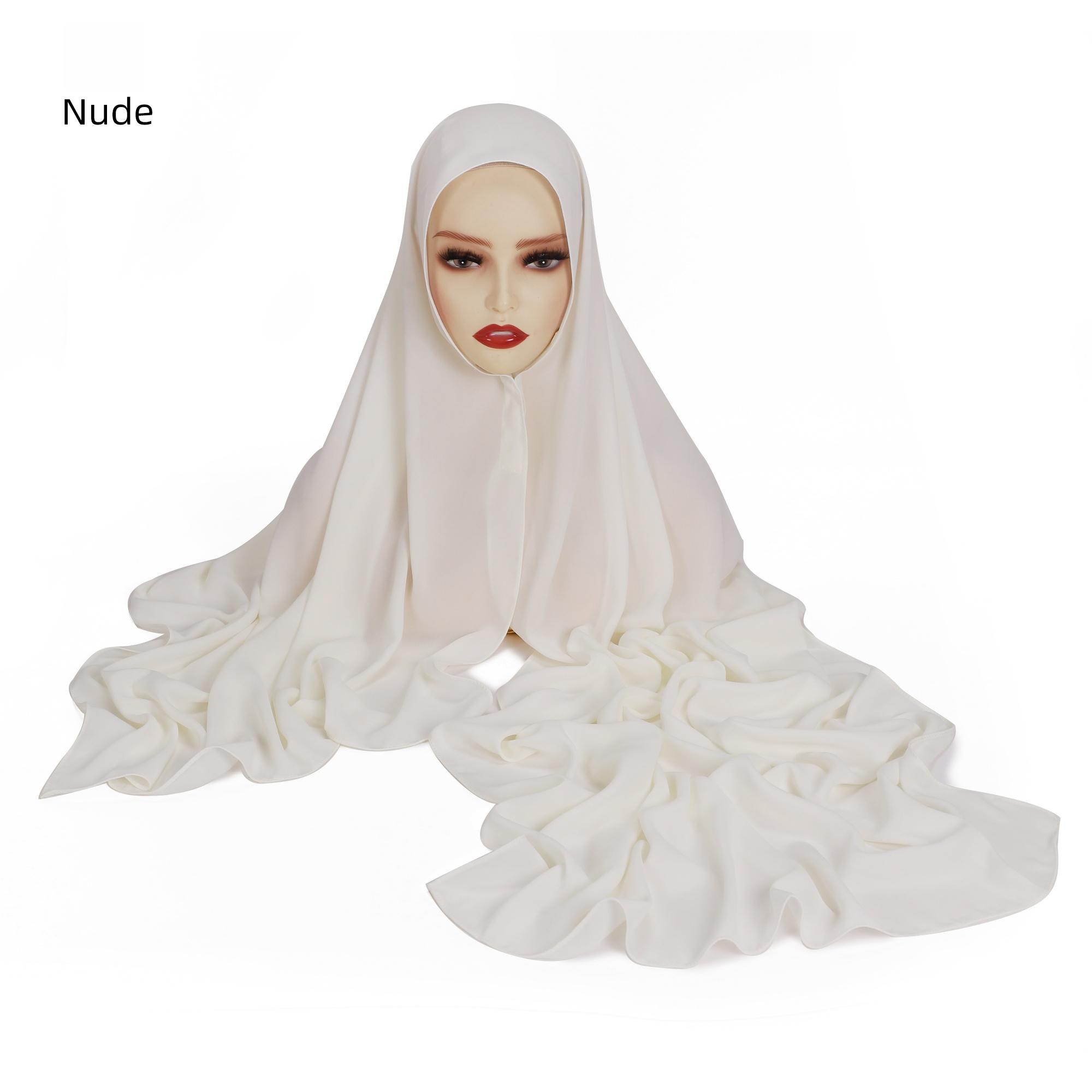 Women Heavy Chiffon Hijab Scarf Premium Chiffon Muslim Hijabs Plain Good Stitching Maxi Wrap Solid Color Musulman Femme Shawls
Women Heavy Chiffon Hijab Scarf Premium Chiffon Muslim Hijabs Plain Good Stitching Maxi Wrap Solid Color Musulman Femme Shawls