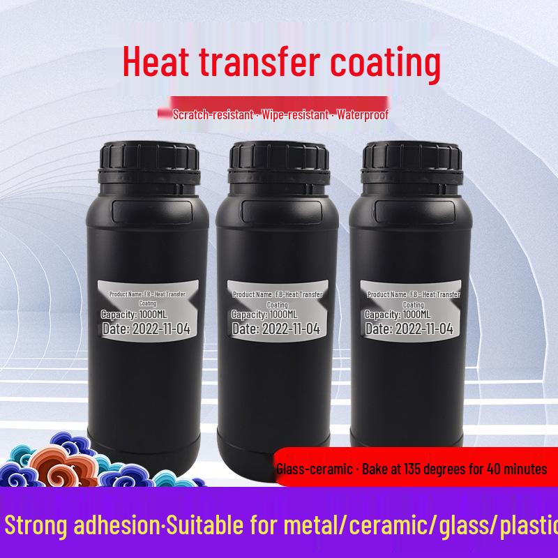 Sublimation Coating Liquid for Glass and Ceramic Mugs - 1 Liter Metal Coating Liquid
Sublimation Coating Liquid for Glass and Ceramic Mugs - 1 Liter Metal Coating Liquid