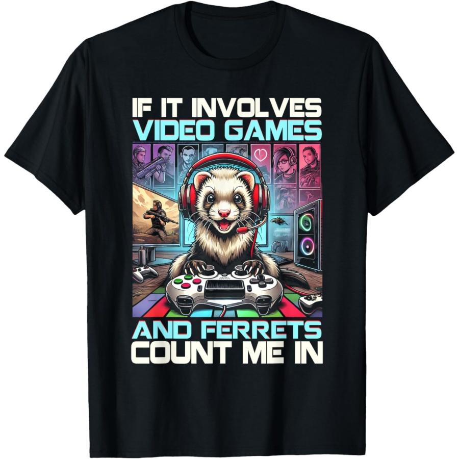 Ferret Animal Gift Tee Unisex-Adults T-Shirt Black Small Ferret Design Video Games Gamer Gaming XXXXXL чёрный
Ferret Animal Gift Tee Unisex-Adults T-Shirt Black Small Ferret Design Video Games Gamer Gaming XXXXXL чёрный