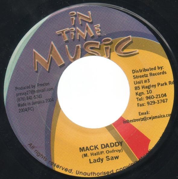 7-дюймовая пластинка LADY SAW - Mack Daddy NONE In Time Music 2004 Ямайка Регги, Ска и Даб Б/У
7-дюймовая пластинка LADY SAW - Mack Daddy NONE In Time Music 2004 Ямайка Регги, Ска и Даб Б/У