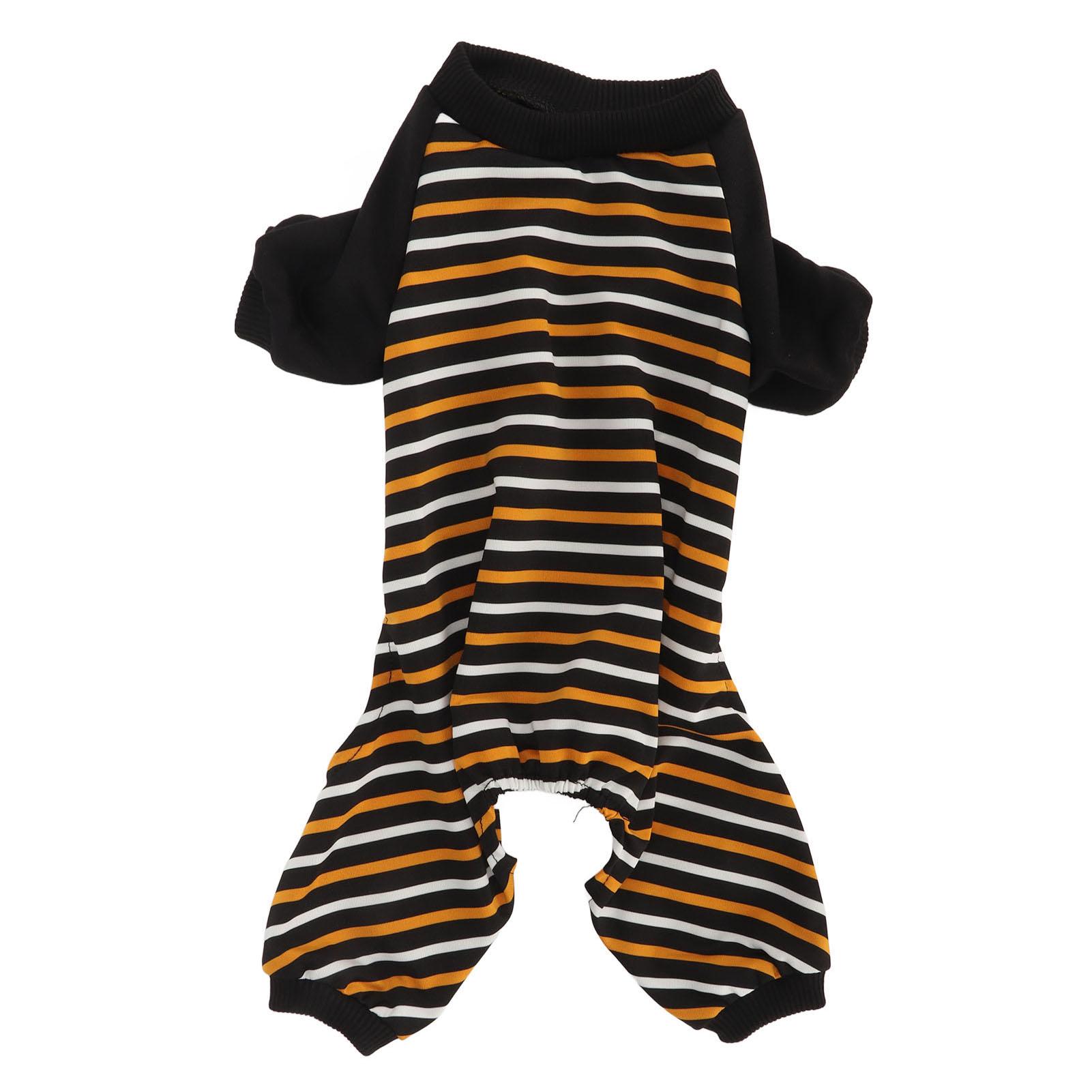 Dog Striped Pajamas Soft Flexible Comfortable Warm Dog Sleepwear for Puppy Cats Daily Wear S S(for 2-4kg)
Dog Striped Pajamas Soft Flexible Comfortable Warm Dog Sleepwear for Puppy Cats Daily Wear S S(for 2-4kg)