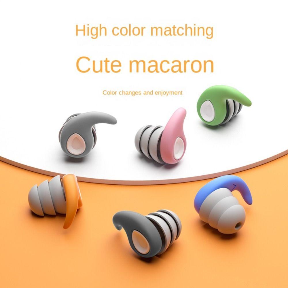 1Pair Ear Protector Silicone Noise Earplug Waterproof Anti Noise Ear Plugs Study/Working
1Pair Ear Protector Silicone Noise Earplug Waterproof Anti Noise Ear Plugs Study/Working