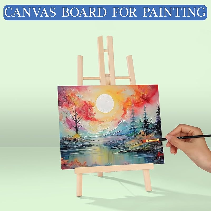 Eduway Medium Grain 12X12 Inch Cotton Canvas Board- Pack Of 2, (30X30 Cms) With 4Mm Mdf Board Backing, For Painting 12123030
Eduway Medium Grain 12X12 Inch Cotton Canvas Board- Pack Of 2, (30X30 Cms) With 4Mm Mdf Board Backing, For Painting 12123030