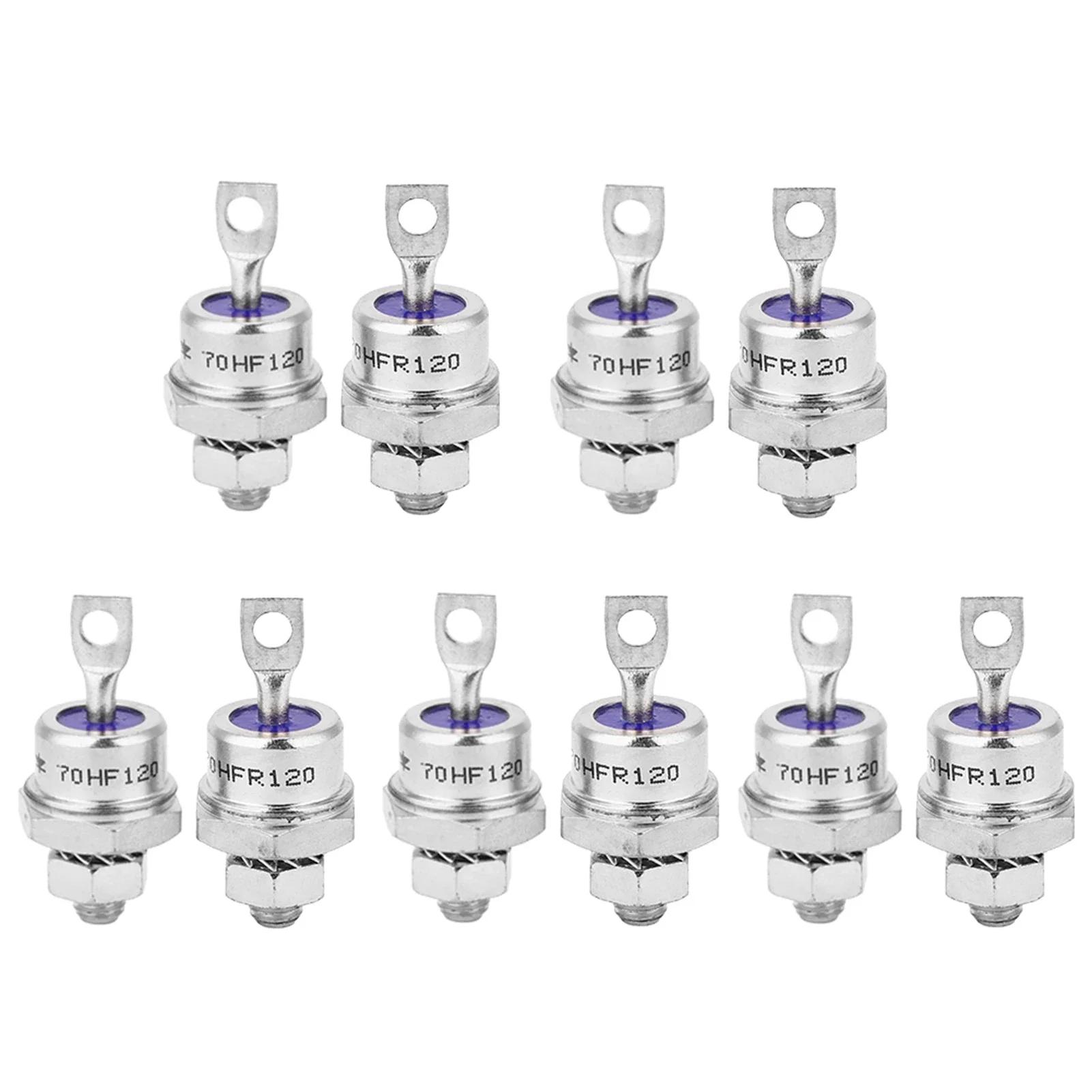 5 Pairs Rectifier Diode Spiral for Battery Charging 70HFR120/70HF120 70HFR120 Rectifier Diode Diode 70HF120 Rectifier Diode
5 Pairs Rectifier Diode Spiral for Battery Charging 70HFR120/70HF120 70HFR120 Rectifier Diode Diode 70HF120 Rectifier Diode