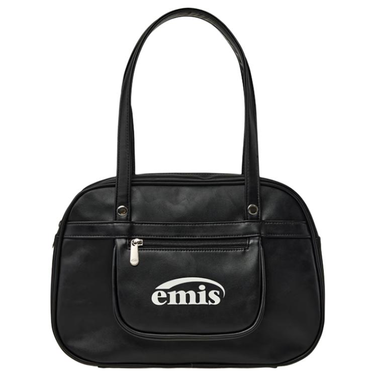 New Emis Artificial Leather Bowling Bag, Handbag Large Unisex Black 10206820001 34.0*9.9*23.1CM
New Emis Artificial Leather Bowling Bag, Handbag Large Unisex Black 10206820001 34.0*9.9*23.1CM