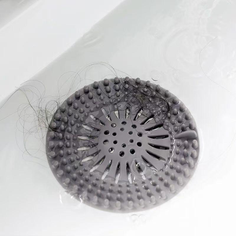 Silicone Drain Filter Hair Collector, Round Shower Drain Cover Protector for Bathroom and Kitchen Sink, Easy to Install Anti-Clogging Floor Strainer 2set сірий
Silicone Drain Filter Hair Collector, Round Shower Drain Cover Protector for Bathroom and Kitchen Sink, Easy to Install Anti-Clogging Floor Strainer 2set сірий
