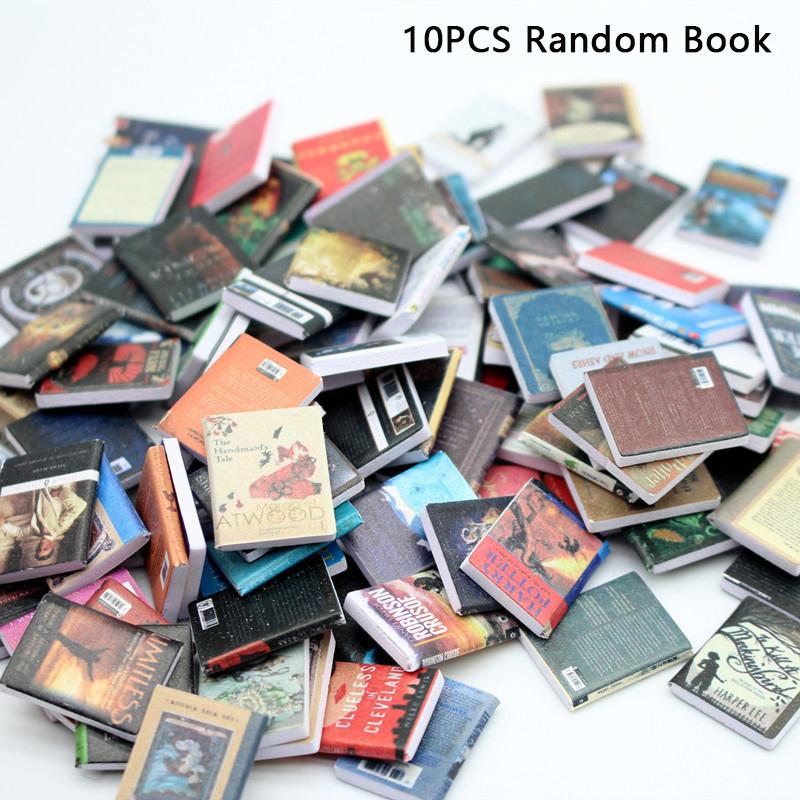 10PCS Dollhouse Miniature Magazines Books Novels Model Dolls House Scene Decor Accessories
10PCS Dollhouse Miniature Magazines Books Novels Model Dolls House Scene Decor Accessories