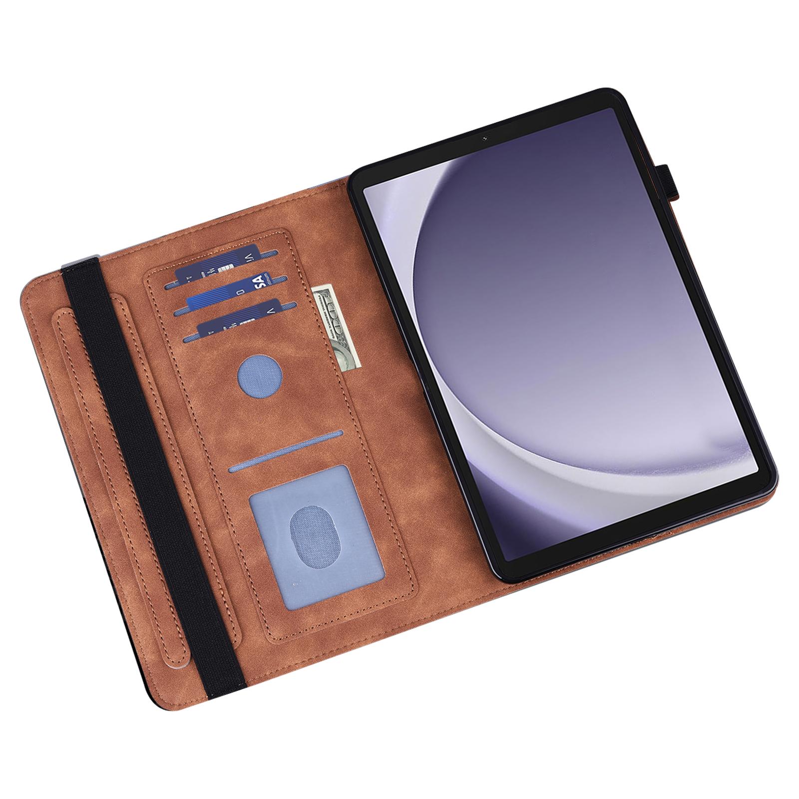 For Samsung Galaxy Tab A9+ Case Flower Imprinting PU Leather Wallet Tablet Cover Brown
For Samsung Galaxy Tab A9+ Case Flower Imprinting PU Leather Wallet Tablet Cover Brown