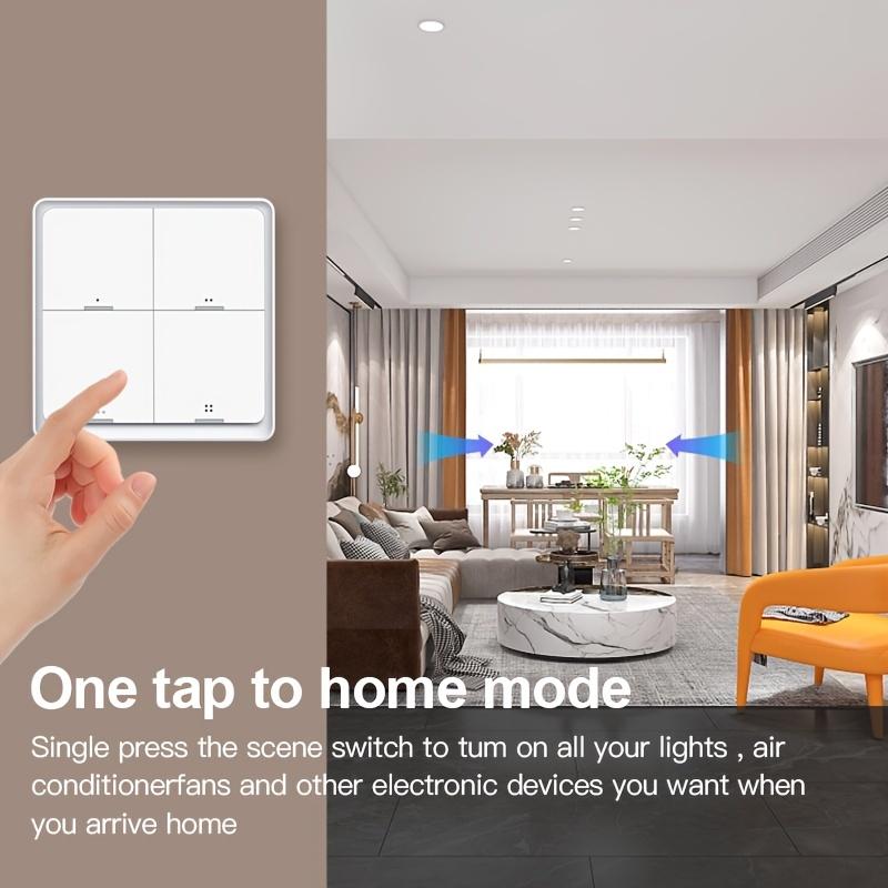 4 комплекта Tuya ZigBee Wireless, 12 сцен, кнопка переключения, контроллер, работающий от батареи, автоматизация, поддержка сцен, устройство Tuya, устройство Smart Life, управление через приложение, совместимое
4 комплекта Tuya ZigBee Wireless, 12 сцен, кнопка переключения, контроллер, работающий от батареи, автоматизация, поддержка сцен, устройство Tuya, устройство Smart Life, управление через приложение, совместимое