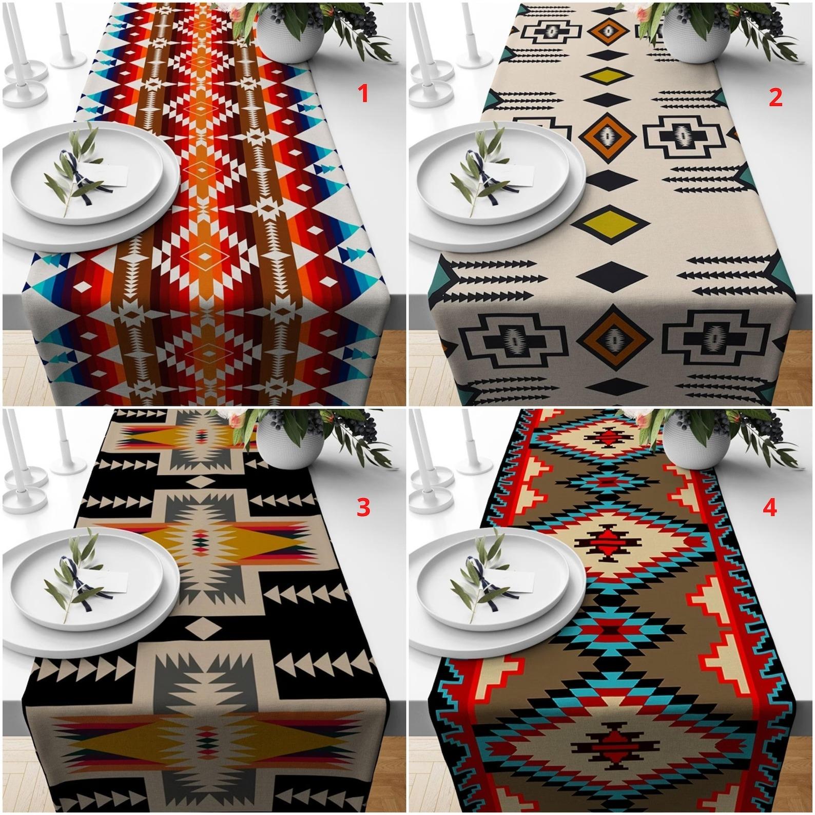 Південно-західна кришка столу, доріжка Kilim Design, стільниця з етнічним принтом, столова білизна колекції Aztec із турецьким принтом Kilim (35x130 cm) 14x50 Inches
Південно-західна кришка столу, доріжка Kilim Design, стільниця з етнічним принтом, столова білизна колекції Aztec із турецьким принтом Kilim (35x130 cm) 14x50 Inches