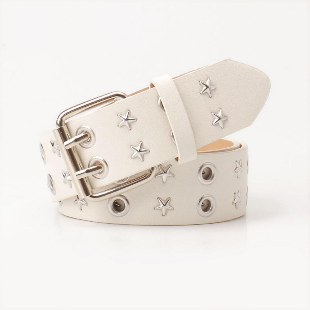 Star Rivet Belt Pu Leather Belt Waist Strap Punk Punk Belt For Dress Jeans Daily Wear 110cm білий
Star Rivet Belt Pu Leather Belt Waist Strap Punk Punk Belt For Dress Jeans Daily Wear 110cm білий