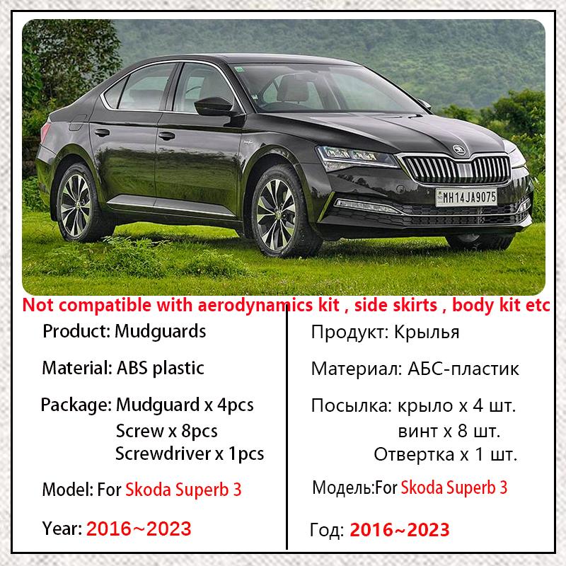 Автомобильные брызговики для Skoda Superb 3, аксессуары B8 MK3 3V iV 2016 ~ 2023 2022, брызговики переднего и заднего колеса, брызговики
Автомобильные брызговики для Skoda Superb 3, аксессуары B8 MK3 3V iV 2016 ~ 2023 2022, брызговики переднего и заднего колеса, брызговики