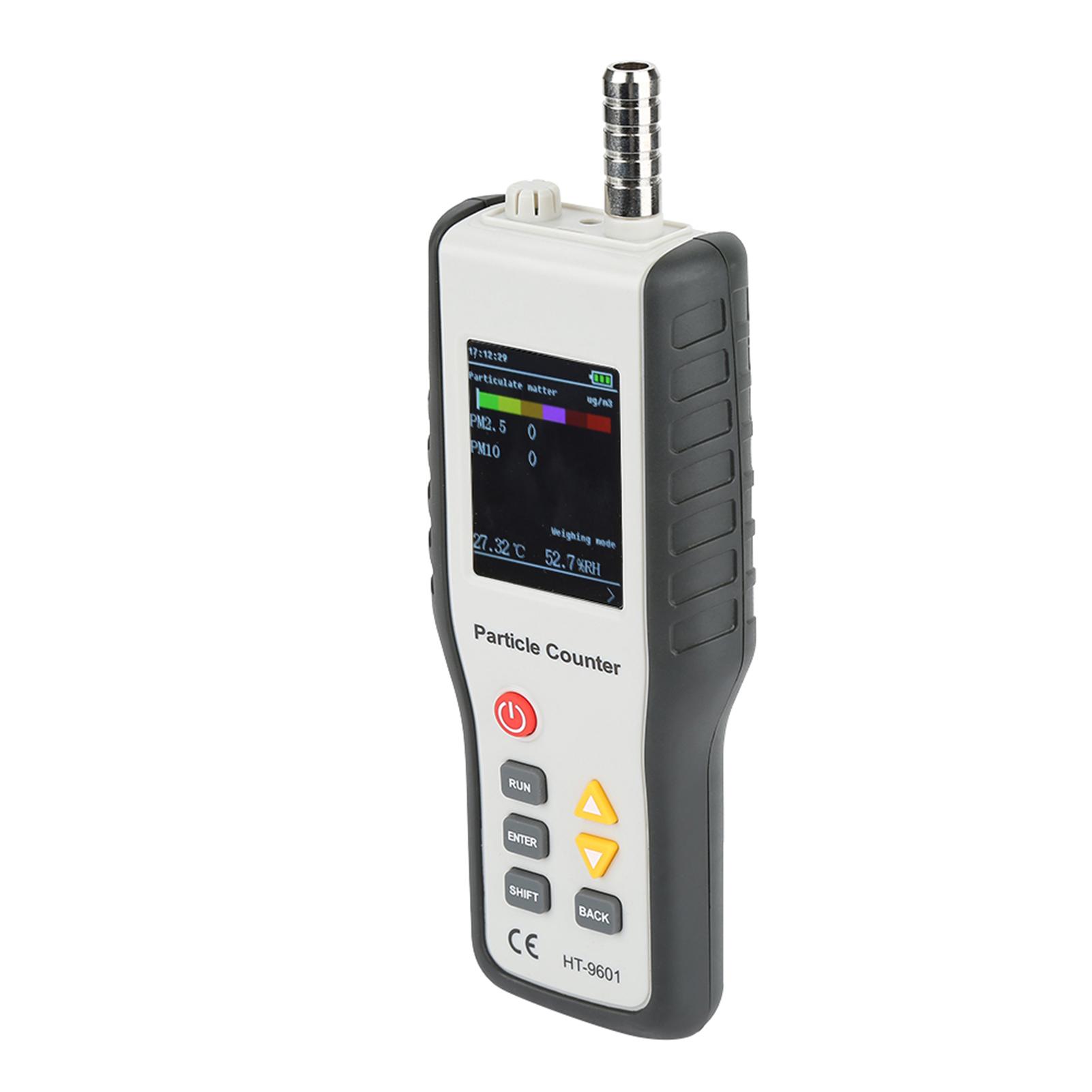 HT9600 PM2.5 PM10 Анализатор качества воздуха Измеритель влажности Портативный счетчик частиц Монитор
HT9600 PM2.5 PM10 Анализатор качества воздуха Измеритель влажности Портативный счетчик частиц Монитор