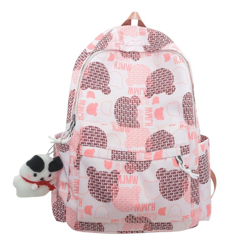 Cute graffiti bear backpack female new trendy junior high school high school student schoolbag large capacity nylon casual backpack single package розовый
Cute graffiti bear backpack female new trendy junior high school high school student schoolbag large capacity nylon casual backpack single package розовый