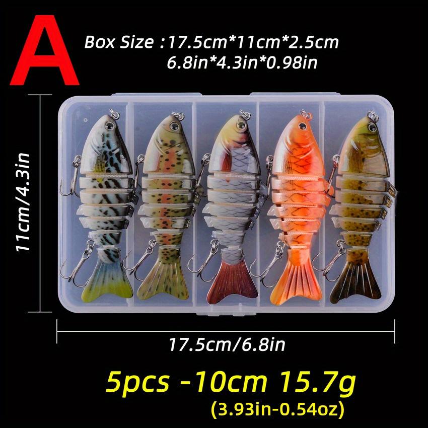 10CM15.7GHigh Carbon Steel HookABSMaterial Sharp High Simulation Fish Shape Crankbait5Packaged Freshwater and Saltwater Universa
10CM15.7GHigh Carbon Steel HookABSMaterial Sharp High Simulation Fish Shape Crankbait5Packaged Freshwater and Saltwater Universa