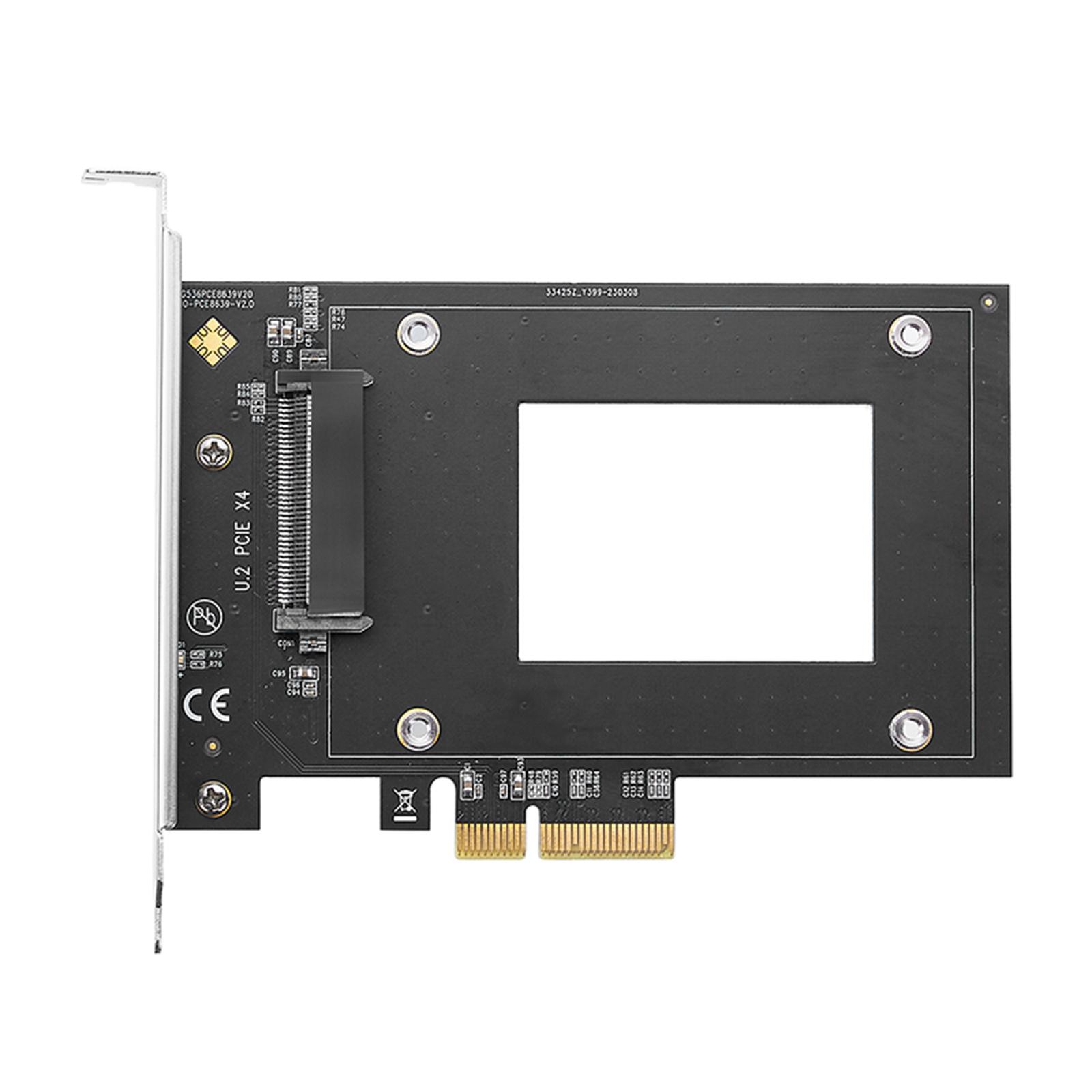 Карта расширения U.2 — PCIE PCIe X4/X8/X16 — переходная плата U.2 SFF-8639 PCI Express GEN4 Компьютерный жесткий диск SSD-конвертер 
Карта расширения U.2 — PCIE PCIe X4/X8/X16 — переходная плата U.2 SFF-8639 PCI Express GEN4 Компьютерный жесткий диск SSD-конвертер