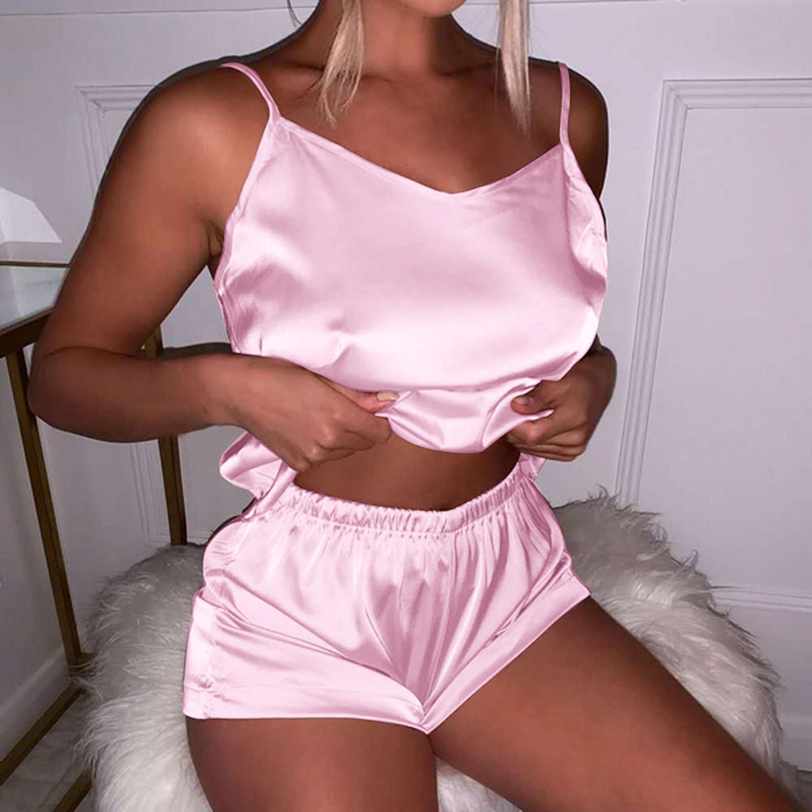 Women Sexy-Lingerie Sleepwear Satin Silk Babydoll Nightwear Pajamas Set XL рожевий
Women Sexy-Lingerie Sleepwear Satin Silk Babydoll Nightwear Pajamas Set XL рожевий