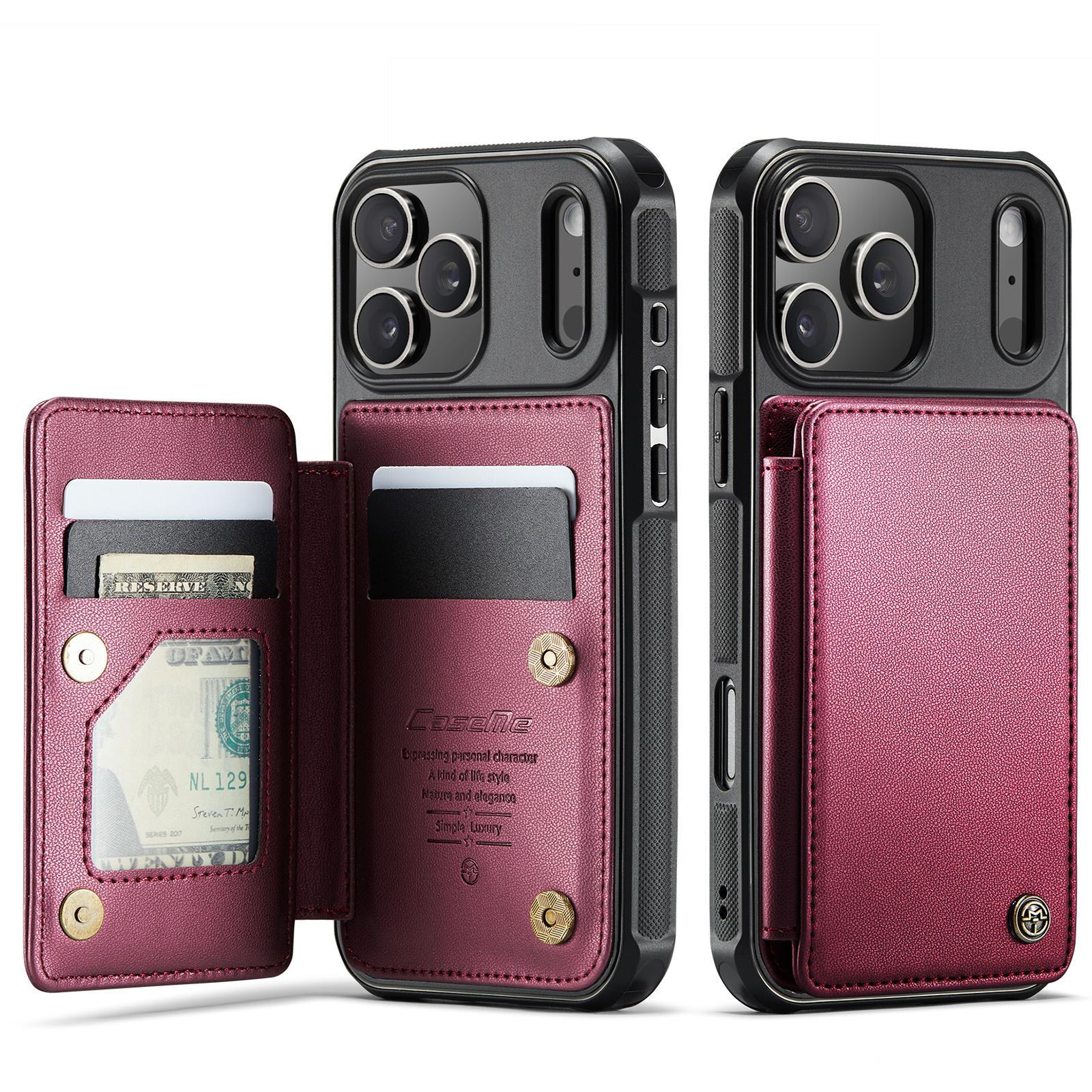 CaseMe-C22 Protective Skins For iPhone 17/17 Air/17 Pro/17 Pro Max , Luxury PU Leather Case Wallet Card Holder Phone Cover for Woman Man For iPhone 17 Air вина червоного кольору
CaseMe-C22 Protective Skins For iPhone 17/17 Air/17 Pro/17 Pro Max , Luxury PU Leather Case Wallet Card Holder Phone Cover for Woman Man For iPhone 17 Air вина червоного кольору
