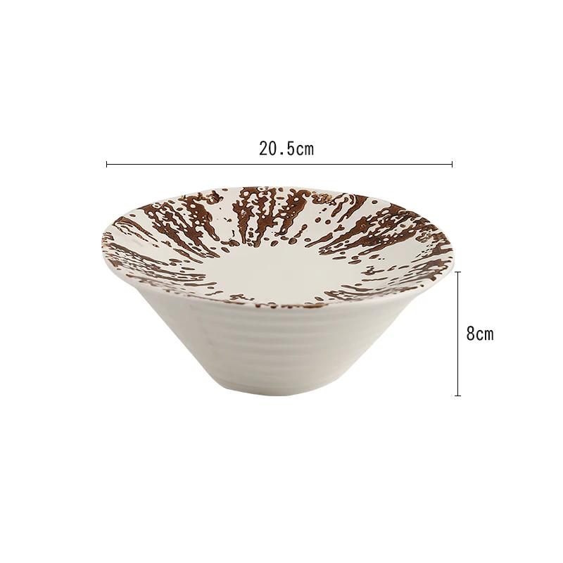 Thickened Ceramic Dining Plate Sushi Plate Dessert Plates Sting Disc Western Steak Plates Dim Sum Dish Fruit Dish Salad Bowl коричневий
Thickened Ceramic Dining Plate Sushi Plate Dessert Plates Sting Disc Western Steak Plates Dim Sum Dish Fruit Dish Salad Bowl коричневий
