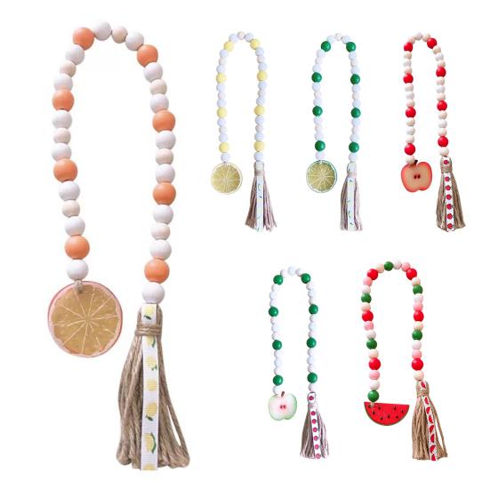 Деревянные бусины, веревка, летний скандинавский стиль, сделай сам, подвеска с фруктами конопли, подвесная гирлянда из бисера, домашний декор
Деревянные бусины, веревка, летний скандинавский стиль, сделай сам, подвеска с фруктами конопли, подвесная гирлянда из бисера, домашний декор