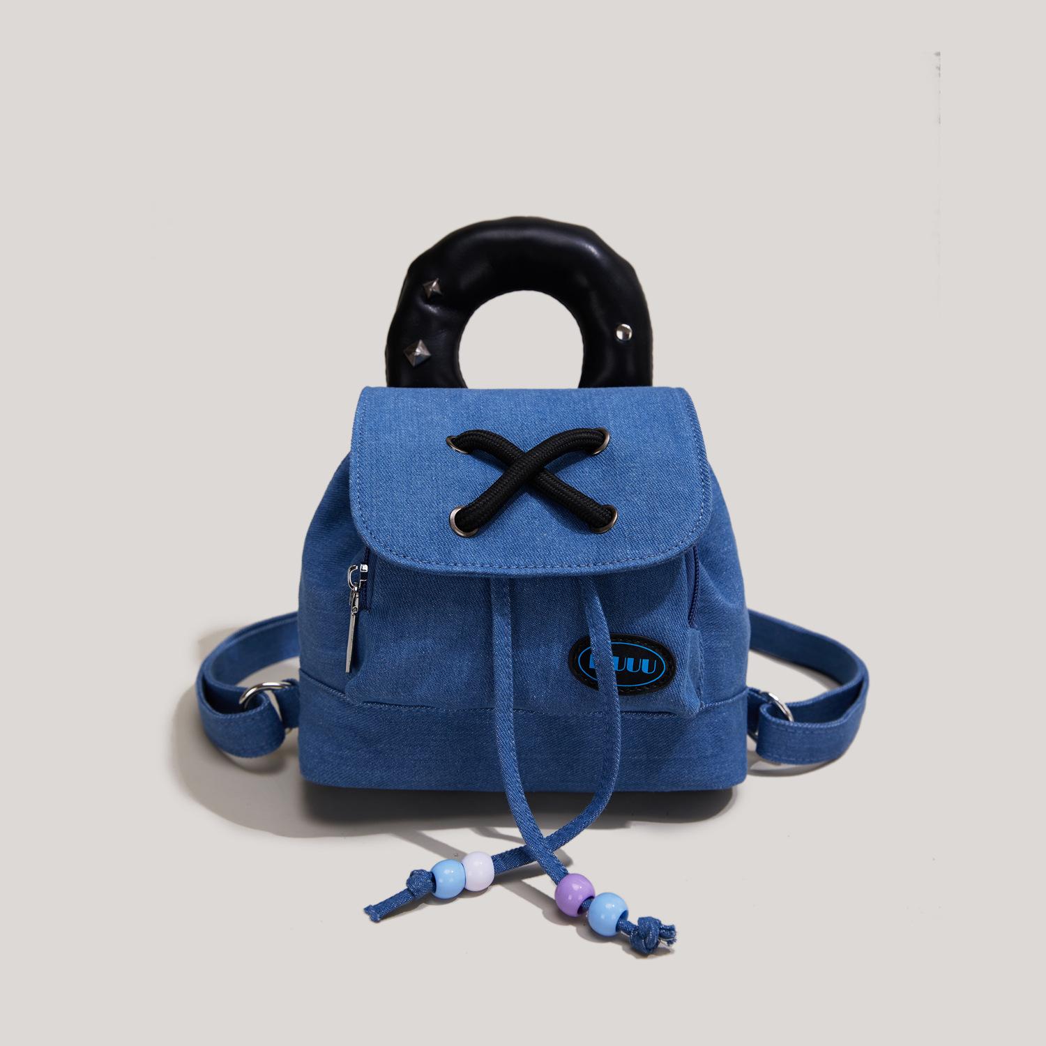 Cowboy Backpack New Fashion Contrasting Backpack Cute Girl Handbag for Class темно-синий
Cowboy Backpack New Fashion Contrasting Backpack Cute Girl Handbag for Class темно-синий