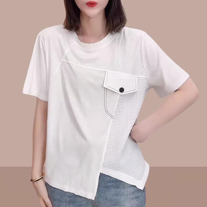 Niche Black Top Women s Clothing New High-end Street Women s Clothing Women s Loose Short-sleeved Shoulder T-shirt M белый
Niche Black Top Women s Clothing New High-end Street Women s Clothing Women s Loose Short-sleeved Shoulder T-shirt M белый