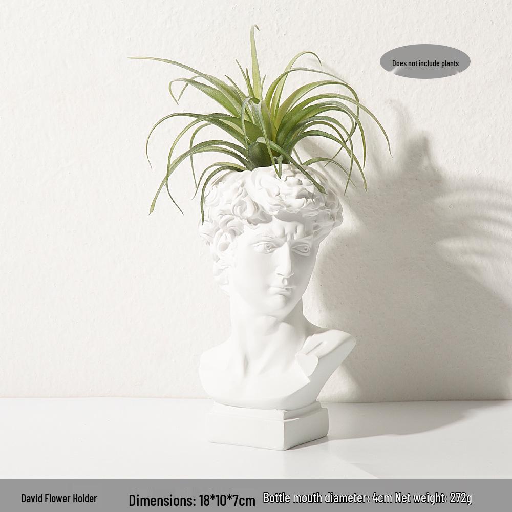 Nordic Style David Figure Desktop Organizer: Vase, Pen Holder, and Mail Bucket Ornament.
Nordic Style David Figure Desktop Organizer: Vase, Pen Holder, and Mail Bucket Ornament.
