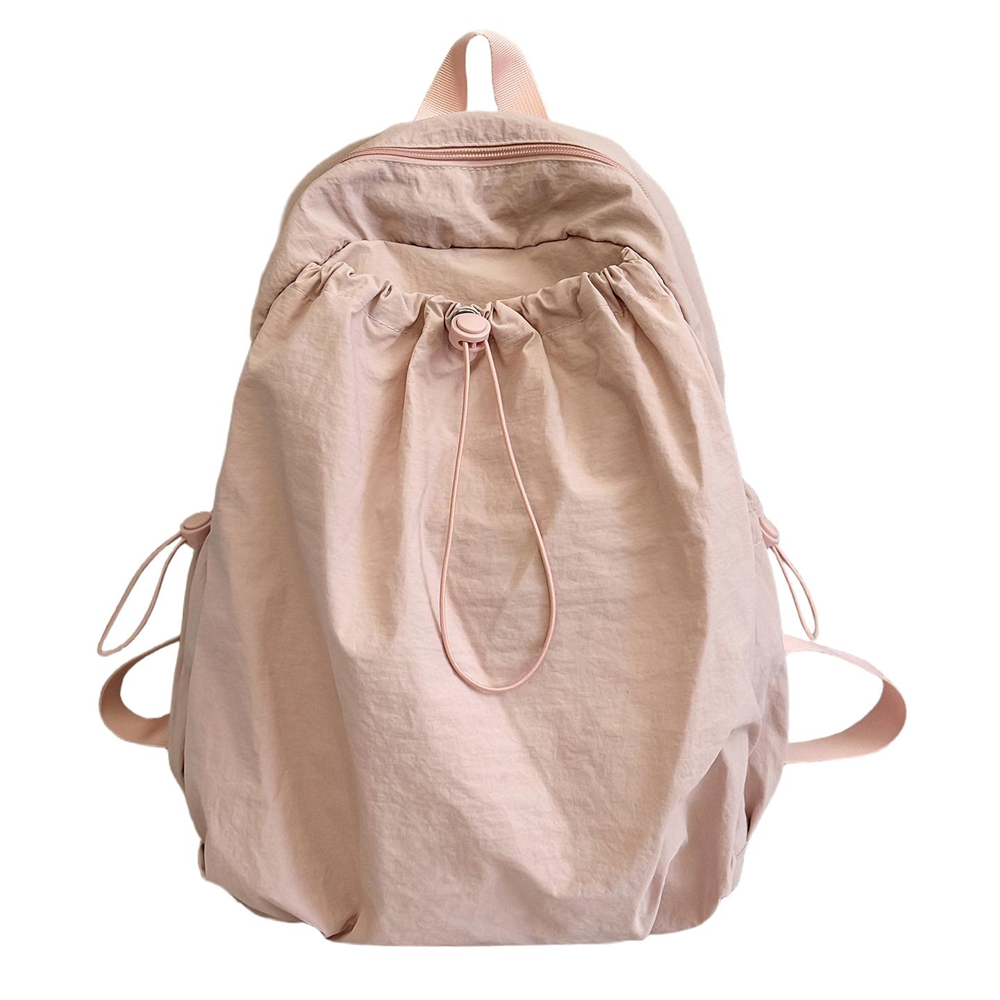 Women s Drawstring Ruched Lightweight Backpack Minimalist Casual Aesthetic Daily Simple Solid Color School Bag 2026 New Trend 29cmx15cmx40cm рожевий
Women s Drawstring Ruched Lightweight Backpack Minimalist Casual Aesthetic Daily Simple Solid Color School Bag 2026 New Trend 29cmx15cmx40cm рожевий