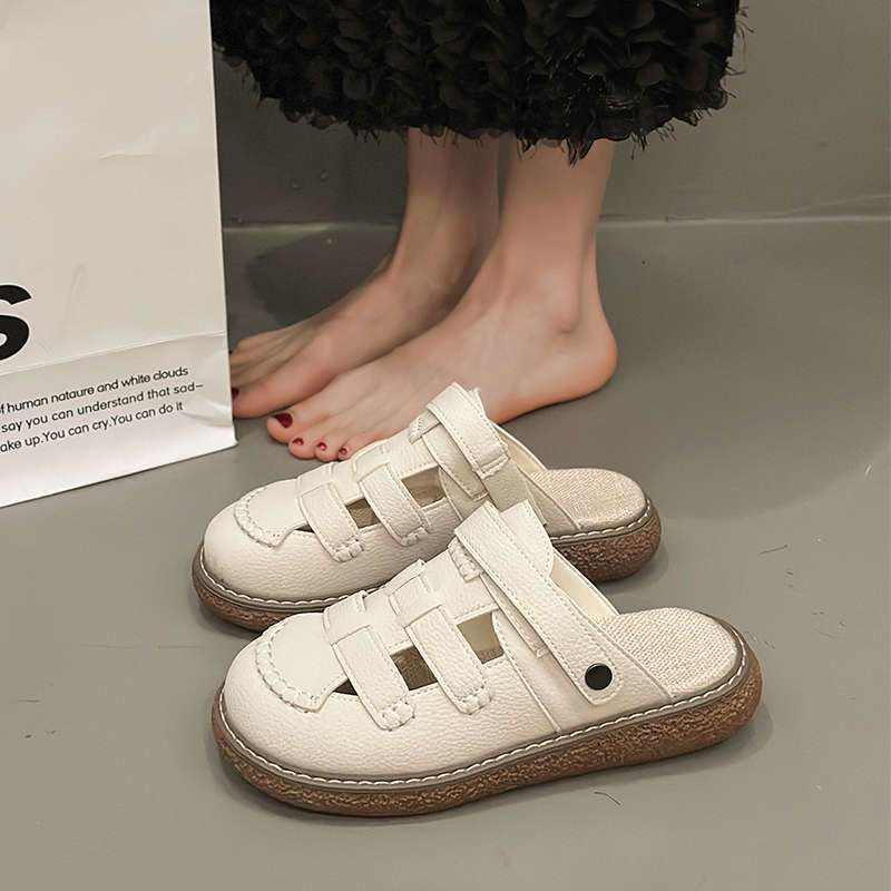 Baotou sandals women s summer new two wear thick-soled half-slippers flat-soled soft-soled versatile casual and comfortable single shoes 35
Baotou sandals women s summer new two wear thick-soled half-slippers flat-soled soft-soled versatile casual and comfortable single shoes 35