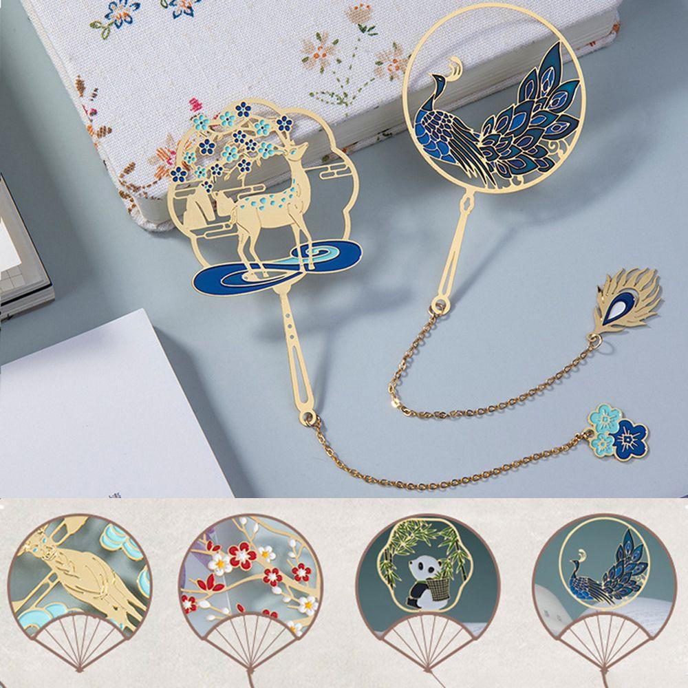School Office Supplies Metal Book Markers Chinese Style Tassel Bookmark Brass Peacock Book Clip
School Office Supplies Metal Book Markers Chinese Style Tassel Bookmark Brass Peacock Book Clip