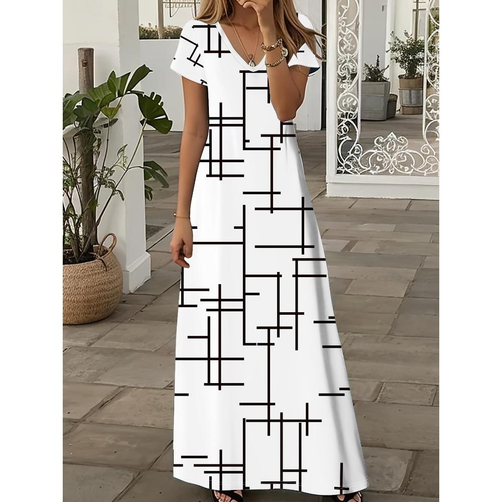 European and American Fashion V-Neck Women s Dress XL
European and American Fashion V-Neck Women s Dress XL
