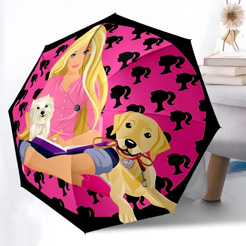 1pc Barbie Automatic Umbrella - Sturdy Iron Frame, Portable Folding Design, Suitable For Everyone In All Seasons yy251020201
1pc Barbie Automatic Umbrella - Sturdy Iron Frame, Portable Folding Design, Suitable For Everyone In All Seasons yy251020201
