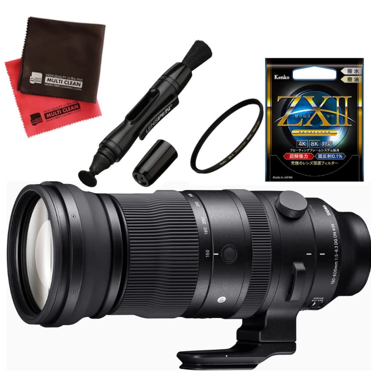 SIGMA DG DN OS Sports set for Sony E mount filter lens pen 2 cloths 150-600mm F5-6.3 4-piece & (Zekross II) & & чорний
SIGMA DG DN OS Sports set for Sony E mount filter lens pen 2 cloths 150-600mm F5-6.3 4-piece & (Zekross II) & & чорний