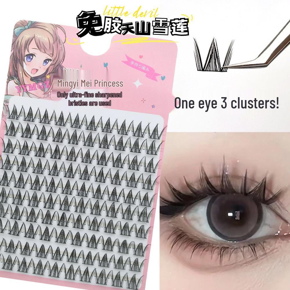Tianshan Snow Lotus Cat Ear Barbie Eyelashes - Little Devil Style, 10 Rows of Segmented False Lashes.
Tianshan Snow Lotus Cat Ear Barbie Eyelashes - Little Devil Style, 10 Rows of Segmented False Lashes.