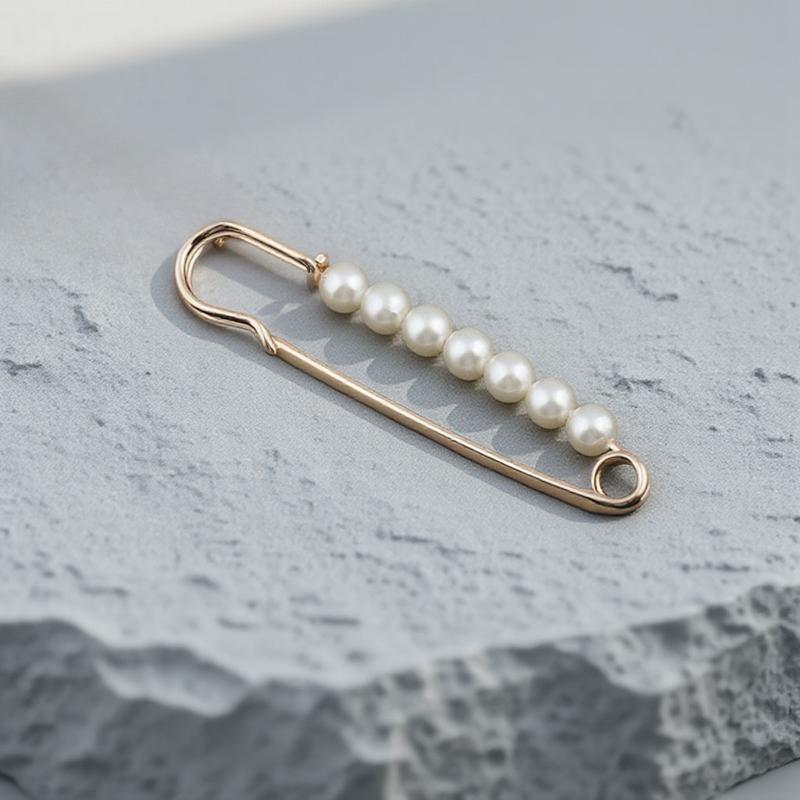 Ladies Pearl Brooch Pin Scarf Buckle Jewelry for Clothes and Pants Fashion Accessories Small Decorative Piece
Ladies Pearl Brooch Pin Scarf Buckle Jewelry for Clothes and Pants Fashion Accessories Small Decorative Piece
