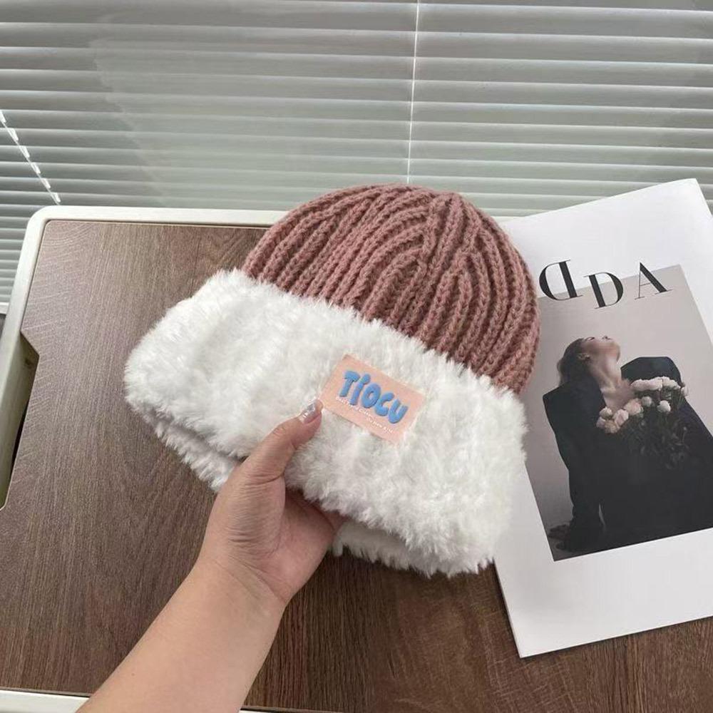 New Warm Knitted Beanie Hat Thickened Ear Protection Fluffy Earmuffs Pullover Cap Women рожевий
New Warm Knitted Beanie Hat Thickened Ear Protection Fluffy Earmuffs Pullover Cap Women рожевий