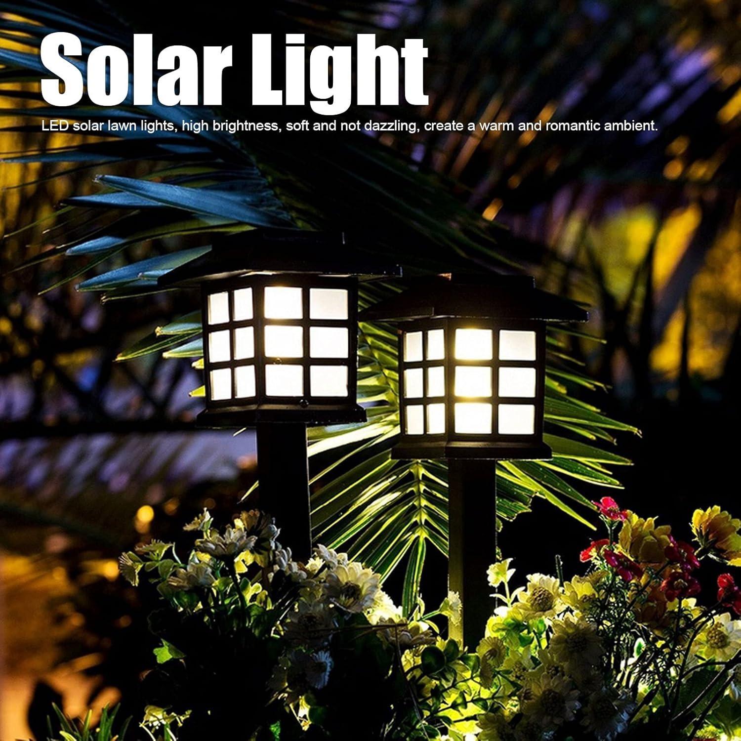 Solar-powered lawn lights, lawn lights, villa garden landscape lights, outdoor courtyard lighting, two-piece set. чорний
Solar-powered lawn lights, lawn lights, villa garden landscape lights, outdoor courtyard lighting, two-piece set. чорний